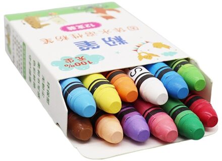 4/6/12 Kleuren Niet Giftig Water Oplosbare Krijt Tekening Schilderen Voor Leraar Kids 5AC502277-12B
