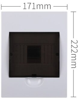 4/6/8/10/12/15/18/24 Loop Verdeelkast Voor Stroomonderbreker Indoor muur