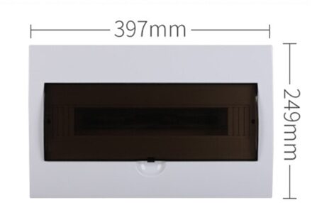 4/6/8/10/12/15/18/24 Loop Vochtwerende Stofdicht Home Hotel verdeelkast Voor Stroomonderbreker Indoor Muur