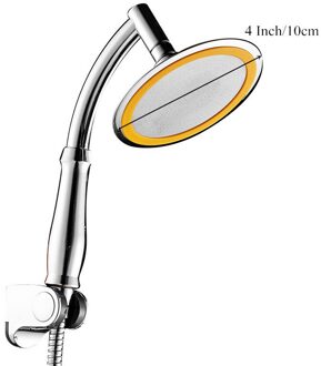 4/6 Inch Verstelbare 2 Modus Abs Badkamer Douchekop Ultra-Dunne Grote Regendouche Hoge Druk Hand Held douchekop 4 duim