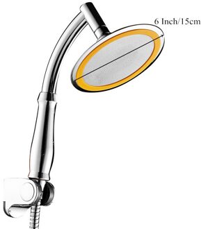 4/6 Inch Verstelbare 2 Modus Abs Badkamer Douchekop Ultra-Dunne Grote Regendouche Hoge Druk Hand Held douchekop 6 duim