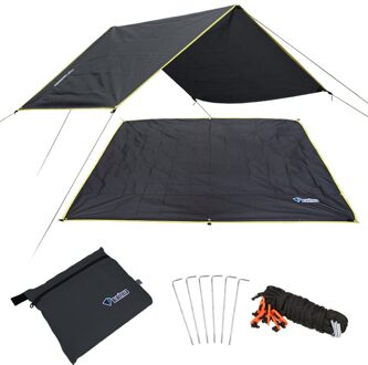 4-6 Personen Ultralight Multifunctionele Waterdichte Tent Tarp Voetafdruk Grondzeil Mat Voor Outdoor Camping Wandelen Picknick