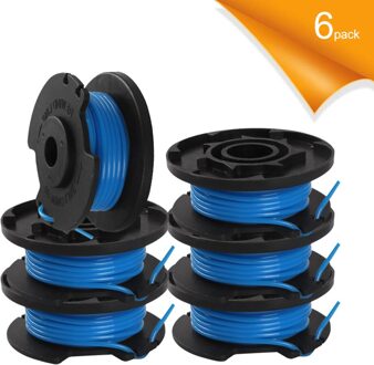 4/6 Rolls 0.065 "Nylone String Trimmer Lijn Grasmaaier Grastrimmer Hoofd Wieden Bosmaaier Onderdelen Vervanging Spool Voor ryobi