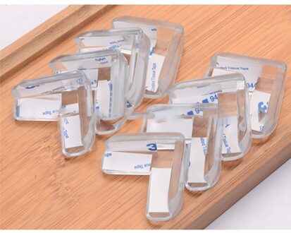4/8 Pcs Meubels Tafel Corner Kussen Protectors Baby Kind Veiligheid Guard Bureau Rand Cover Clear Anti Collision Bescherming cap 8stk