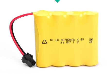4.8 V 700 mAh Afstandsbediening speelgoed elektrische verlichting verlichting veiligheid faciliteiten 4 * AA NI-MH batterij RC SPEELGOED batterij groep