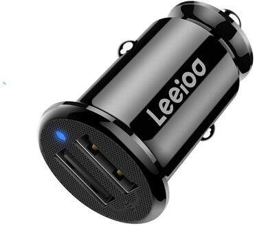 4.8A Mini Auto Dual Usb Charger Adapter 24W Auto Snel Opladen 2 Poort Voor Tablet Dvr Camera Gps Schakelaar samsung Iphone 11X8 7 6