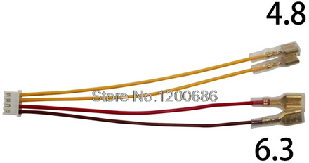 4.8mm 6.3 Connector 4Pin Wires Compatible Arcade Gold-Plated and Chrome Plated Illuminated Push Buttons Wire Cables