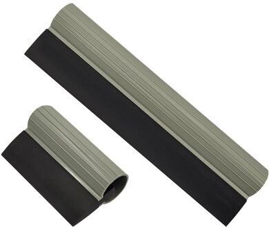 4/9in Black Turbo Handvat Zuigmond Vinyl Film Window Tint Tool Water Sneeuwschuiver Rubber Verven Sneeuw Schraper Ppf toepassing B70 10cm