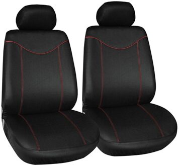 4/9Pcs Auto Stoelhoezen Volledige Set Universele Auto Seat Protector Kussen Voor Achter Cover Interieur Accessoires Voertuig auto Styling Red4