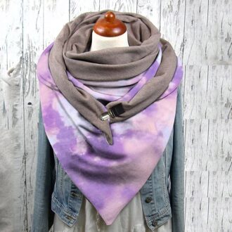 4 @ Etnische Sjaal Vrouwen Vrouwen Afdrukken Sjaal Sjaals Bloemenprint Stola Bandana Luxe Hoofddoek Sjaals