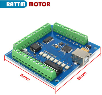 4 Axis Mach3 USB Motion Card STB4100 V2.1 Engraving machine controller interface breakout board CNC