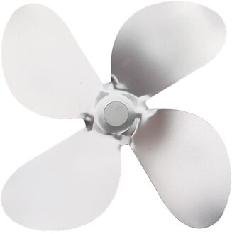 4 Bladen Luchtstroom Warmte Kachel Fan Haard Warmte Distributie Gasfornuis Thuis Haard Onderdelen Fan Blad Accessoires zilver