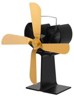 4 Bladen Warmte Aangedreven Kachel Ventilator Voor Hout Log Brander Heater Haard Brandstofbesparing Rustig Ecofan Efficiënte GD