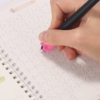 4 Boeken Leren Nummers In Engels Magic Praktijk Schrift Baby Schrift Voor Kalligrafie Schrijven Kids Engels Belettering Speelgoed