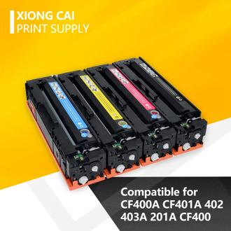 4 Color CF400A CF401A 402 403A 201A CF400 Compatible Toner Cartridge For HP Color LaserJet Pro M252dn 252n MFP M277dw 277n M274n