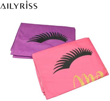 4 colors Printed Apron for Eyelash Extension Grafting Beauty Salon Cleaning Personal Aprons Professional Accessories