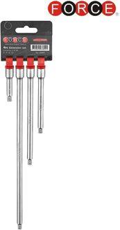 4-delige 1/4" Verlengstukken set 2049