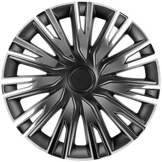 4-Delige Wieldoppenset Copra 15-inch chroom/zwart PP5565CB