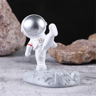 4 # Desktop Holder Stand Iphone Astronaut Universele Mobiel Smartphone Houder Bureau Decoratie Artikelen Voor Accessoires F