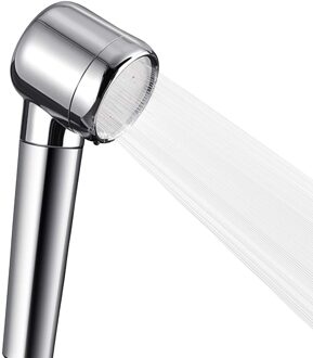 4 # Douchekop Water Saving Ronde Abs Booster Kraan Bad Douche Hoge Druk Handheld Handdouche Badkamer Gereedschap Accessoires