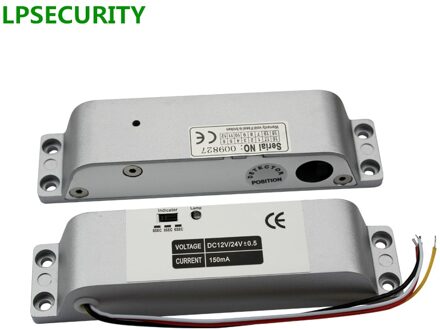 4 draad Houten deur Elektrische Bolt Deurslot DC 12V Magnetische Inductie/Surface Mount Shear Lock 2, 000lbs holding force