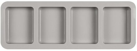 4-Grids Zeep Siliconen Mal Diy Handgemaakte Craft 3d Multifunctionele Keuken Maken Vormen Bakken Zeep Mould Voor zeep Maken