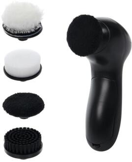 4 in 1 2 Snelheden Verstelbare Handheld Automatische Elektrische Schoen Borstel Shine Polijstmachine met 4 Opzetborstels Draagbare Schoen brusher