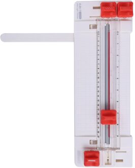 4-In-1 9 Inch Papier Trimmer Met Wave Overslaan Rechte Vouw Lijn Snijkop Side Liniaal Snijden lengte Papier Cutter Voor A4 A5 Papier wit