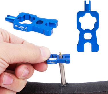 4 In 1 Bike Valve Core Wrench and Presta Tire Valve Bicycle Valve Removal Tool Portable Repair Tools Accessories