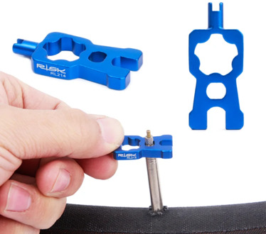 4 In 1 Bike Valve Core Wrench and Presta Tire Valve caps Bicycle Valve Removal Tool Portable Repair Tools Accessories