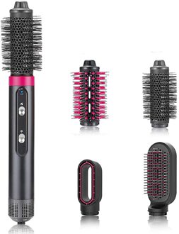 4 In 1 Een Stap Föhn Borstel & Volumizer Set Met 2 Opzetkammen Voor Rechttrekken Anti-Brandwonden Air Brush Föhn UK