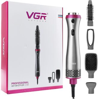 4 In 1 Föhn Borstel Een Stap Haardrogers En Volumizer Pluizige Air Brush Kam Stijltang Curling wand Styling Tool