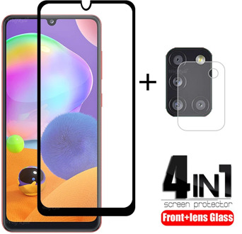 4-in-1 For Samsung Galaxy A31 Glass For Samsung A31 Tempered Glass For Samsung A51 A71 A01 A50 M21 M31 A11 A41 A31 Lens Glass
