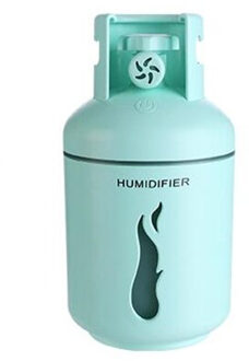 4 In 1 Mini Gas Tank Luchtbevochtiger Koele Mist Usb Luchtbevochtiger Ultrasone Aromatherapie Luchtbevochtiger 300Ml Voor Thuis Kantoor auto blauw