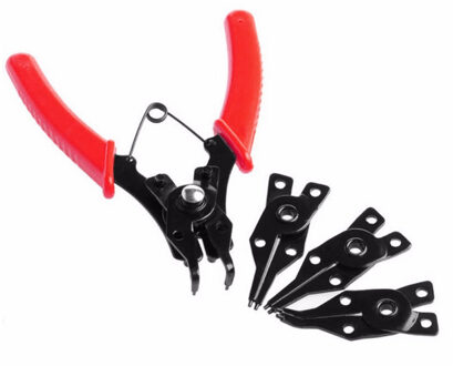 4-in-1 Multifunctionele Borgveertang Vier Headed Tangen Sluiting As Gebruikt Lente Demontage Puller Springs Multitool set G207989A