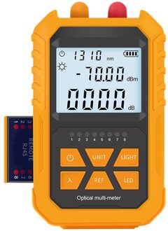 4 In 1 Optische Power Meter Visual Fault Locator 5Km Licht Pen Led Verlichting Opm Netwerk Glasvezelkabel tester Gereedschap