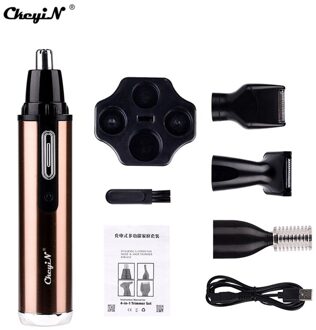 4 In 1 Originele Neus Trimmer Elektrische Scheren Veilig Gezichtsverzorging Trimmer Oplaadbare Neus Haar Trimer Voor Mannen Vrouwen p49
