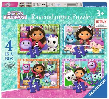 4-in-1 puzzel Gabby's Dollhouse