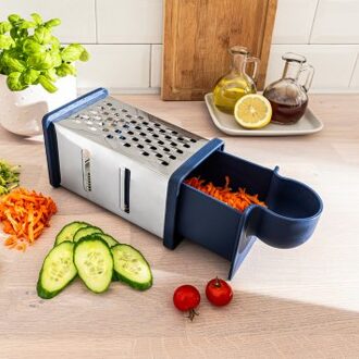 4-in-1 rasp met opvangbakje