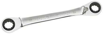 4-in-1 Ratelringsteeksleutel | 16, 17, 18, 19 mm - E110945