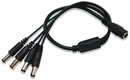 4 In 1 Splitter 5.5x2.1mm Kabel Voedingskabel Voor CCTV DVR Camera 1 Tot 4 DC Power 4-Port Splitter Adapter adapter Kabel