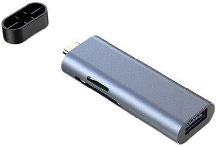 4 In 1 Usb 3.0 Type-C 3.1 Tf Sd Kaartlezer Otg Hub Adapter Voor Smart Telefoon Geheugen kaartlezer