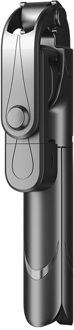 4 In Een Selfie Stok Draadloze Selfie Stok Mobiele Telefoon Universele Een Draadloze Zelfontspanner Artefact Statief Selfie Stok zwart
