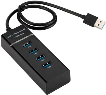 4 In1 Hub Adapter Usb Splitter Mini Usb 3.0 4-Port Splitter Voor Pc Laptop Notebook Ontvanger Computer Randapparatuur accessoires