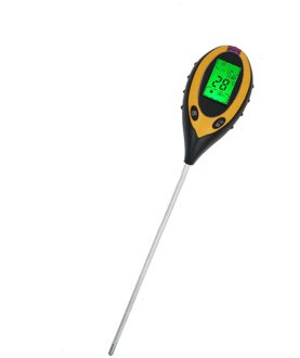 4 In1 Lcd Elektronische Digitale Bodem Ph Meter Bodem Tester Ph Vocht Temperatuur Licht Analyzer Test Meter Voor Garden Plant bloem