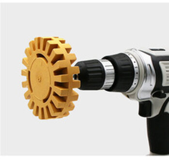 4 inch 100MM Universal Rubber Gum Wiel Voor Verwijderen Auto Lijm Sticker Auto Reparatie Verf Tool