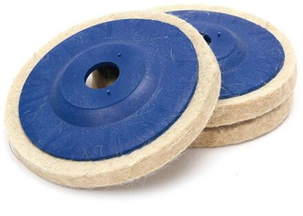4 Inch 100Mm Wol Polijsten Wiel Spiegel Glas Polijsten Vel Wol Slijpen Vel Voelde Polijsten Wiel Schuren Gereedschap