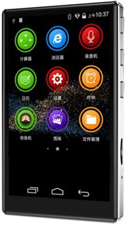 4 Inch Full Screen Hd MP4 Speler Wifi Android 6.0 MP3/4 2 + 16Gb Bluetooth 5.0 Contact Muziekspeler Fm Radio