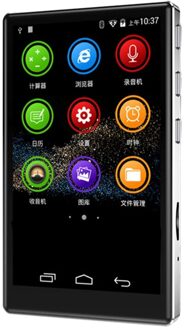 4 Inch Full Screen Hd MP4 Speler Wifi Android 6.0 MP3/4 2 + 16Gb Bluetooth 5.0 Contact muziekspeler Fm Radio