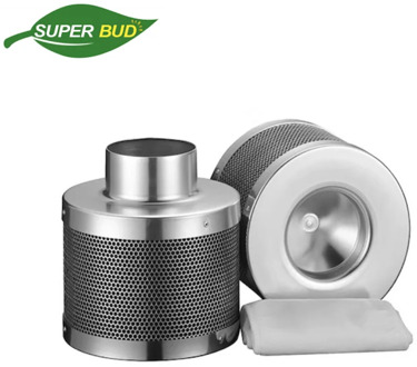 4 Inch Inline Duct Fan 4'' Air Carbon Filter with Australia Virgin Charcoal Air Purifier Grow Tent Kits Odor Control Ventilation